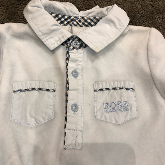 Hugo Boos baby velour sleeper 6M - Picture 4 of 10